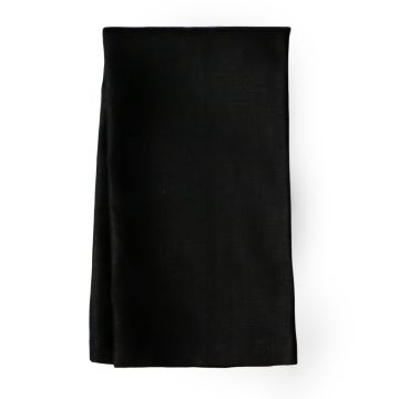 black linen hand towel tea towel