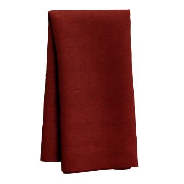 Burgundy Red Linen Napkin