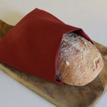 Burgundy Red Linen Hand Towel / Tea Towel