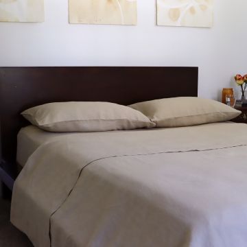 Camel Linen Top Sheet