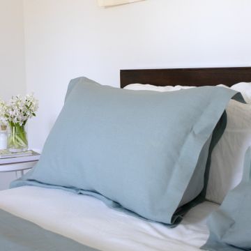 Celadon Linen Pillow Sham (Pair) 