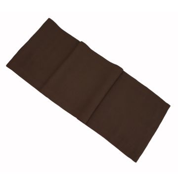 Chocolate Brown Linen Table Runner