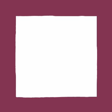 Huddleson white linen napkin with claret dark berry red border