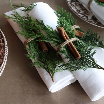 Coffee Brown Oval Linen Tablecloth