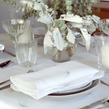 Grania Rectangular Linen Tablecloth