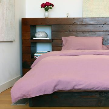 Huddleson Heather Lilac Linen Duvet Cover