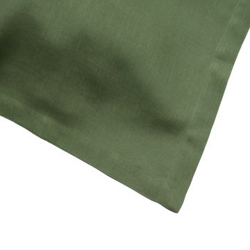 Hunter Forest Green Linen Tablelcoth