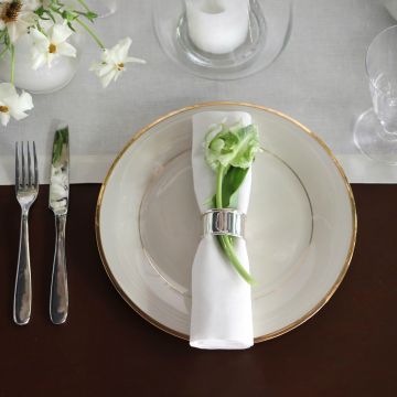 Ivory Linen Table Runner