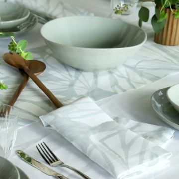 Melita Aqua Linen Napkin