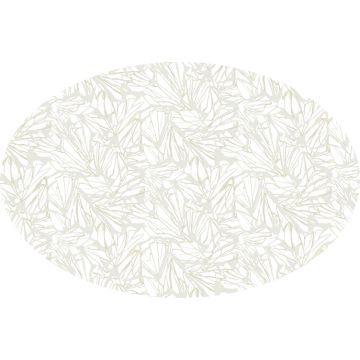 metallic gold silver bronze oval linen tablecloth