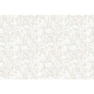 Melita metallic contemporary linen tablecloth