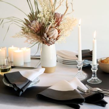 Moreton Round Linen Tablecloth