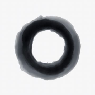 Moreton black and white watercolor linen napkins