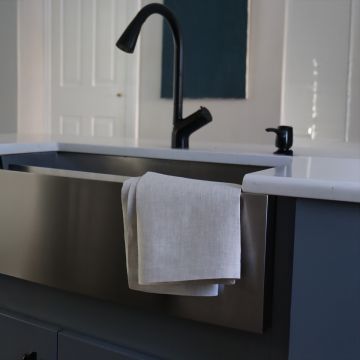 Natural Linen Hand Towel / Tea Towel