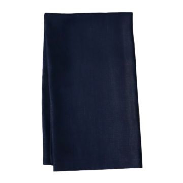 navy blue linen hand towel tea towel