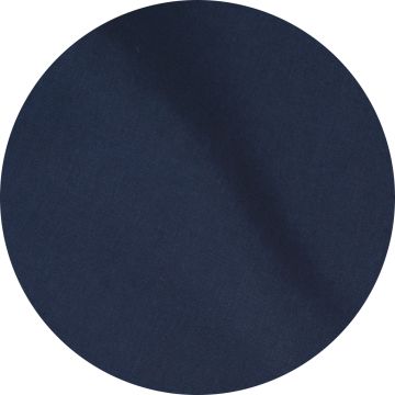 Navy Blue Round Linen Tablecloth