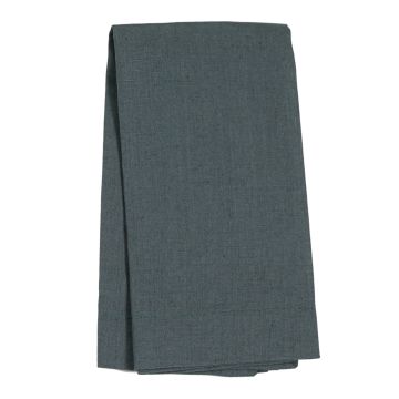 Petrol dark teal green linen napkin