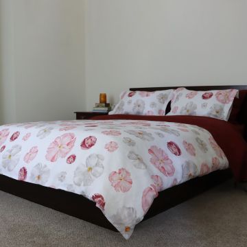 Poppy Linen Duvet Cover