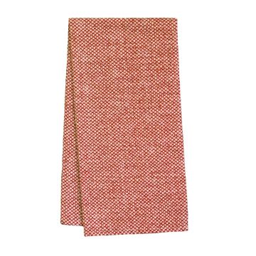 Shibori Red Japanese Cotton Hand Towel / Tea Towel