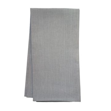 Silver Grey Linen Hand Towel / Tea Towel