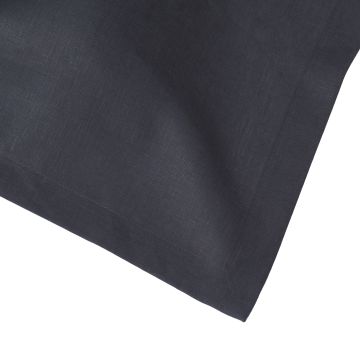 Slate Charcoal Grey Linen Cocktail Napkin