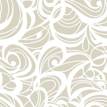 Sloan champagne and white contemporary linen tablecloth