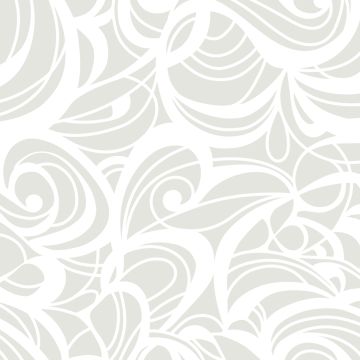 Sloan swirl silver white  square tablecloth