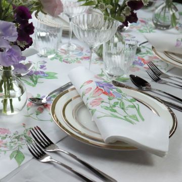 Sweet Pea Linen Napkin