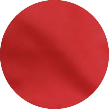 Red Round Linen Tablecloth