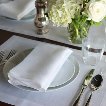 White Linen Napkin