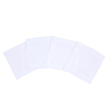 White Linen Cocktail Napkin