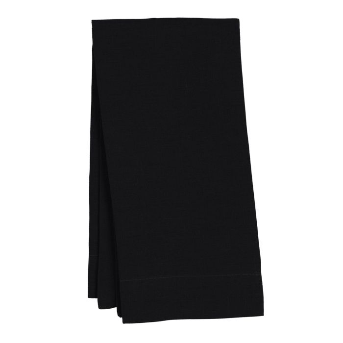 Black Linen Napkin 