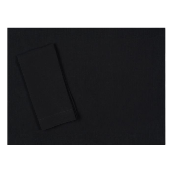 Black Italian Pure Linen Placemat