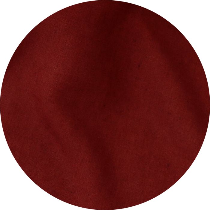 Burgundy  round linen tablecloth 