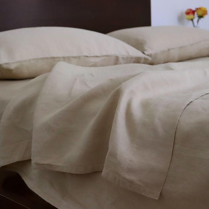 Camel Gold Linen Sheets