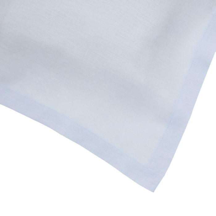 Chambray Blue Square Linen Tablecloth