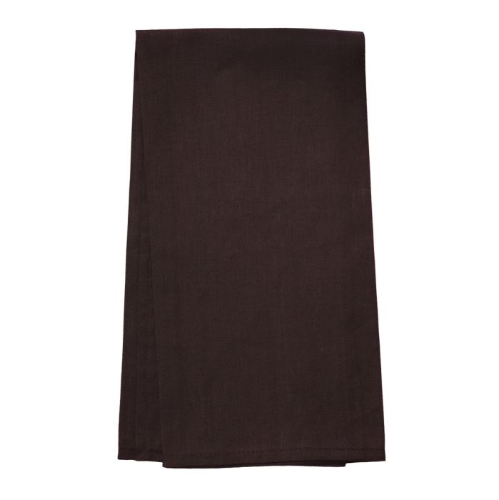 chocolate brown linen hand towel tea towel