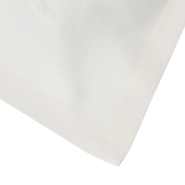 Ivory cream Italian linen rectangular tablecloth