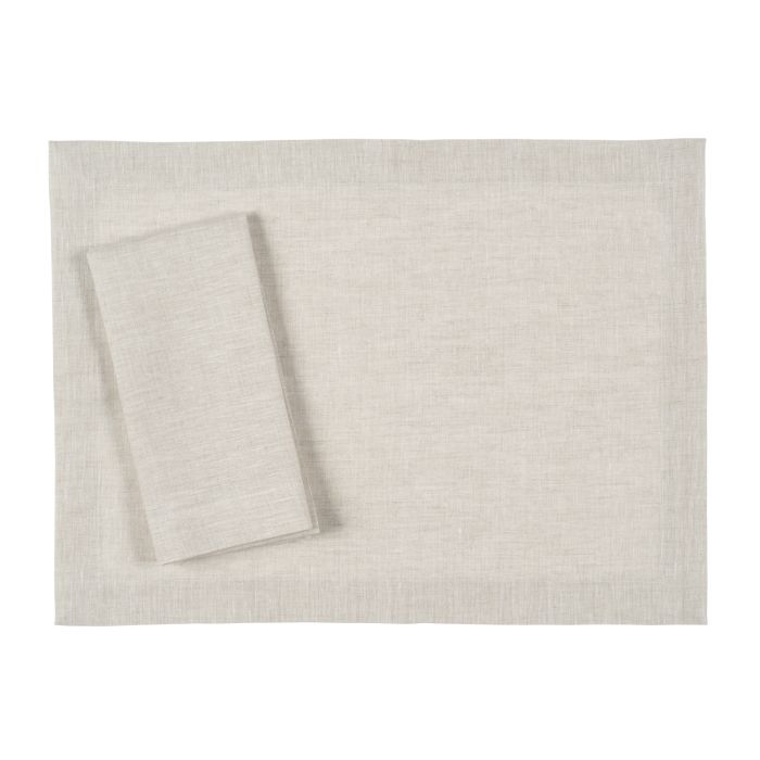 Natural Undyed Pure Linen Placemat