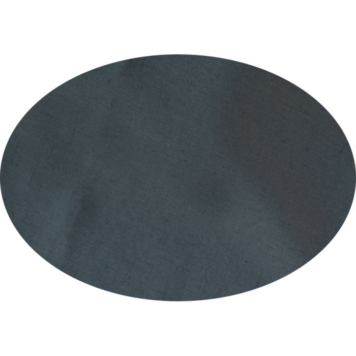 Petrol Green Oval Linen Tablecloth