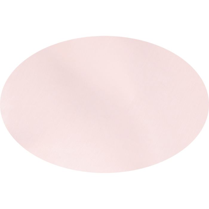 Blush Pink Oval Linen Tablecloth 