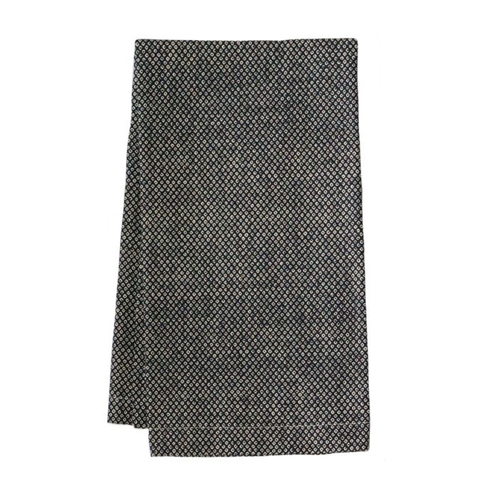 shibori indigo hand towel tea towel