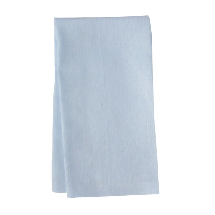 sky blue linen hand towel tea towel