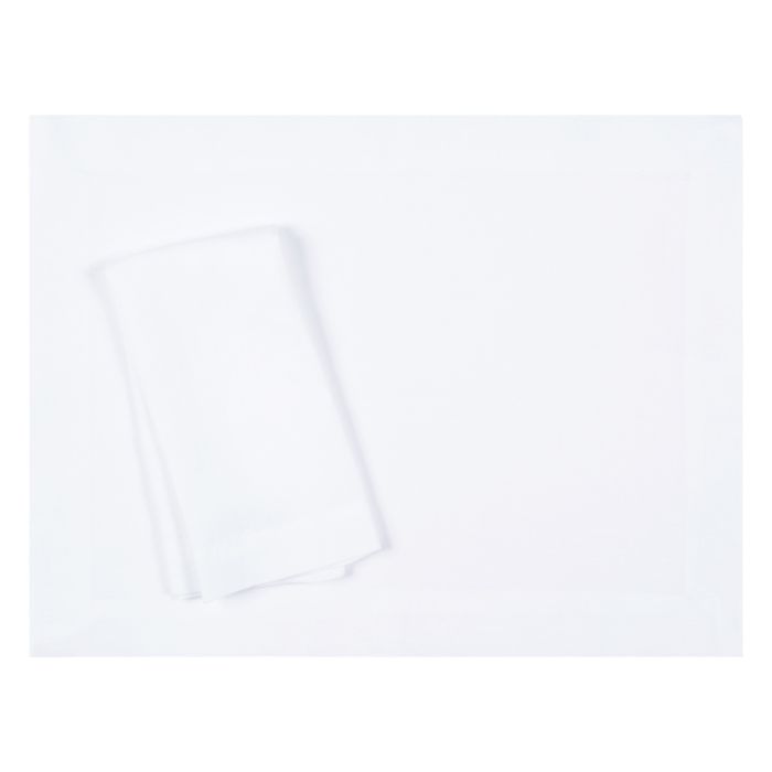 White Linen placemat and napkin
