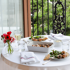 White Round Tablecloth Linen <br> $170