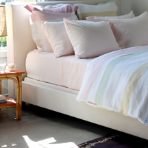 Pastel Stripe Linen Duvet Cover <br></picture> $365