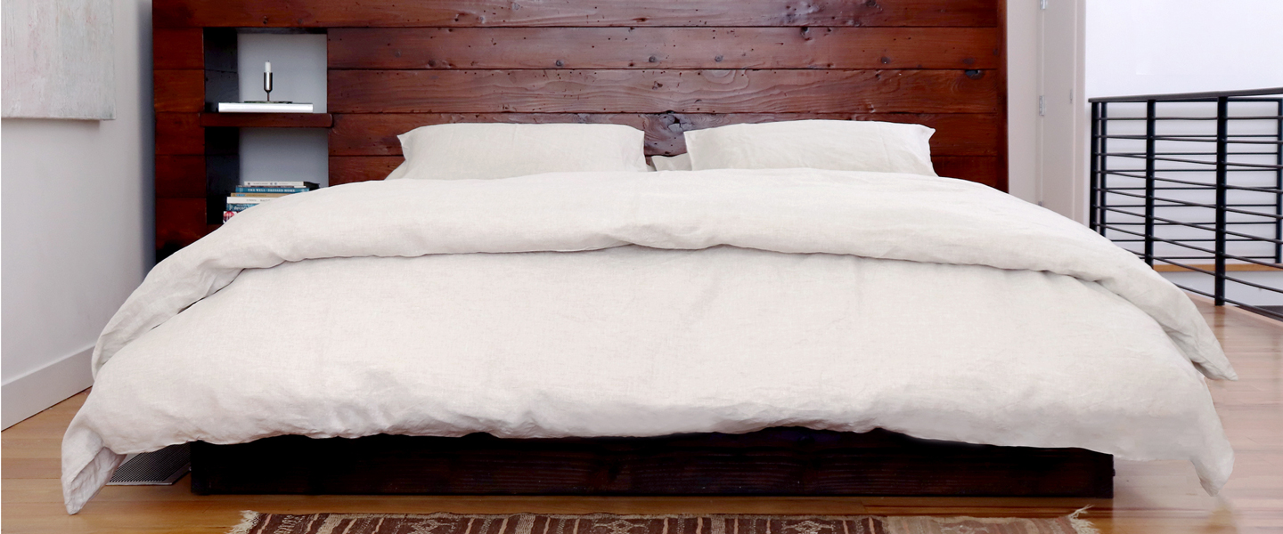 Natural Linen Duvet Cover & Sheets