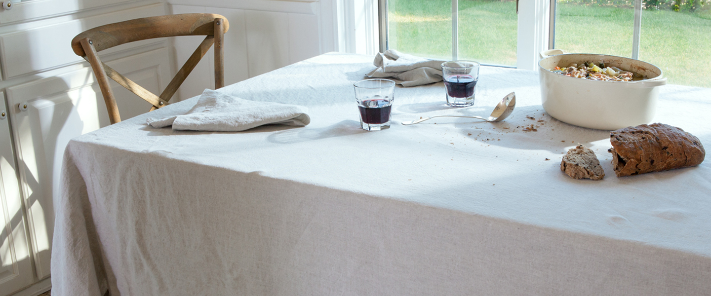 Natural Linen Tablecloth