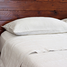 Natural Flax Linen Sheet Set <br>$340