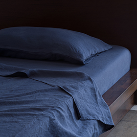 Navy Blue Linen Sheets<br></picture>  $340